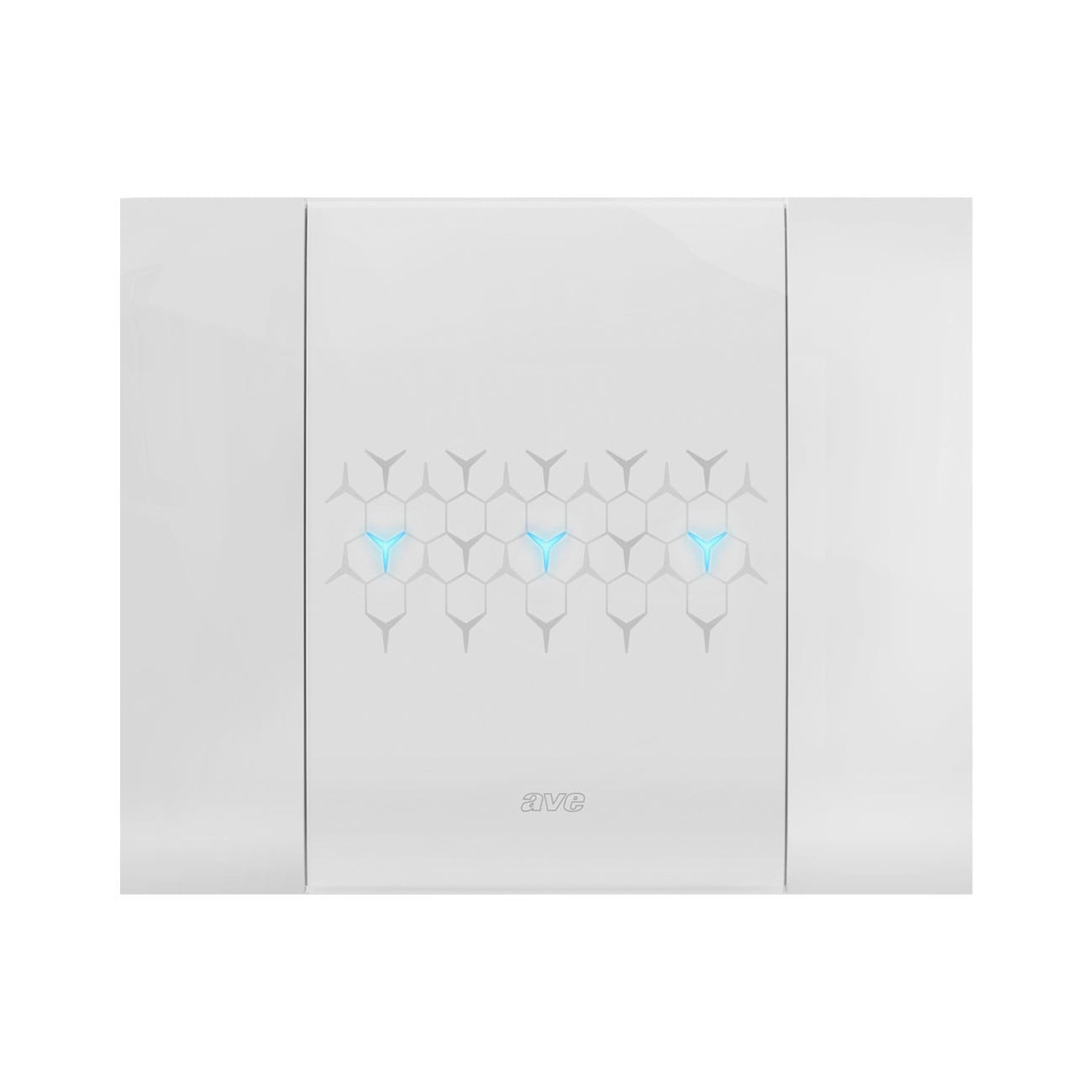 AVE - AVE44PSMTC3BO PLACCA SMART TOUC MET. BIANCO OP.3M