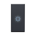 AVE - AVE445TLPAS TASTO INT. ASSIALI SIMB. LAMPADA 1M