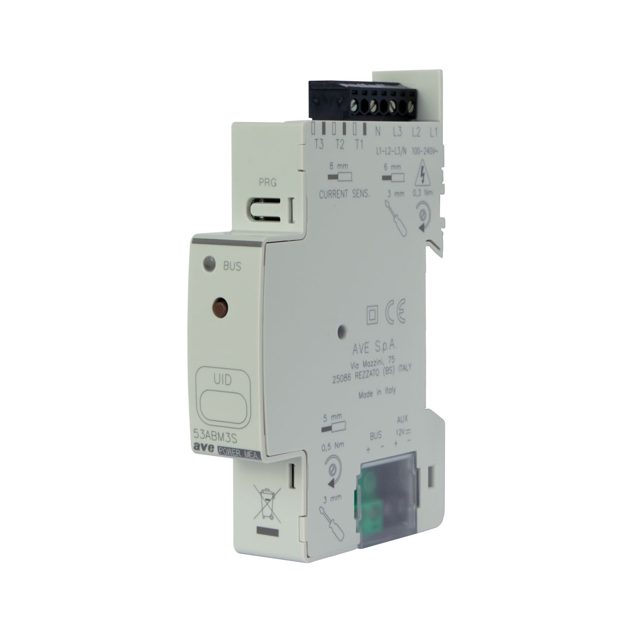 AVE - AVE53ABM3S MISURATORE AVEBUS 1M DIN