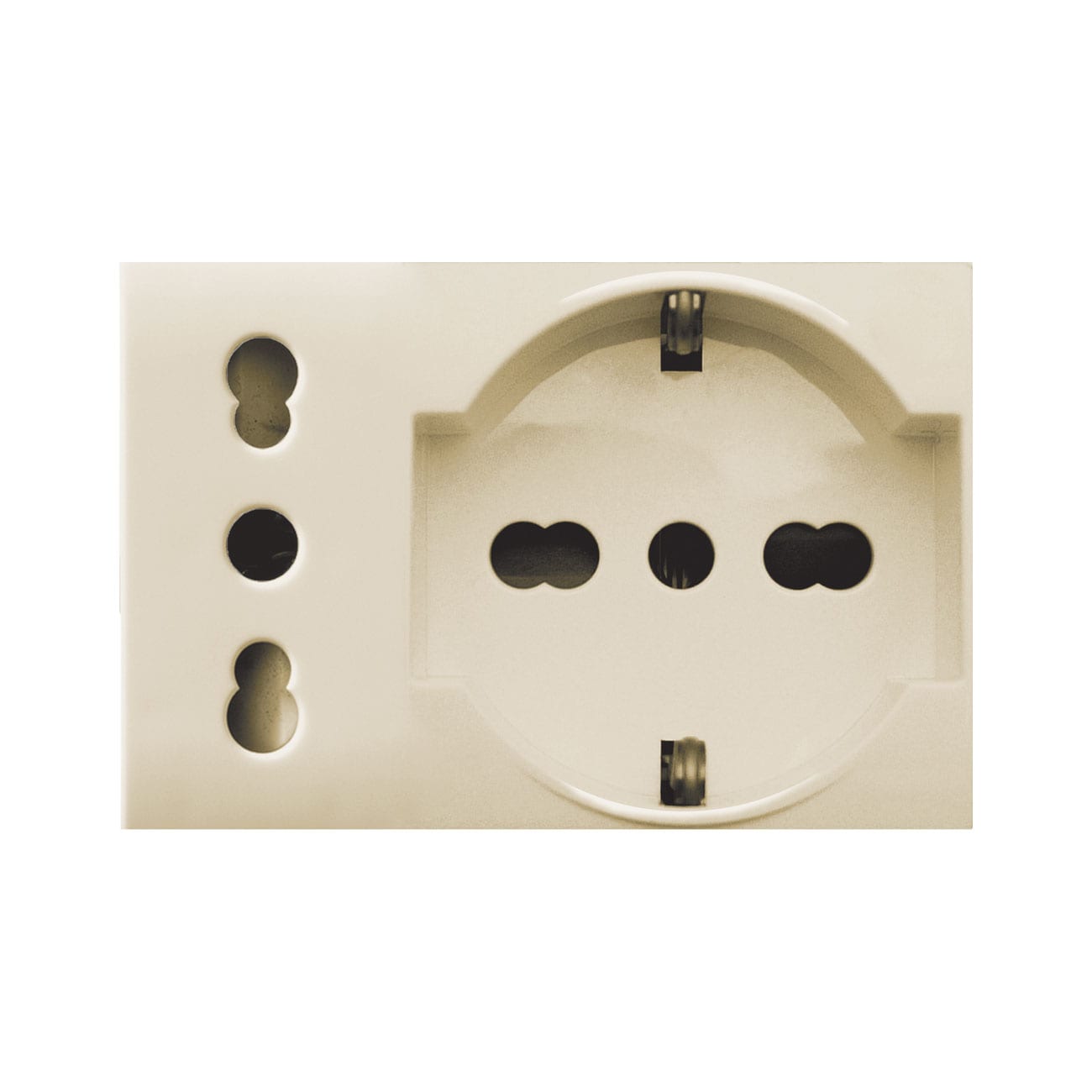 AVE AVE44909015MB PRESA SCHUKO+BIPASSO 10/16A CLASS3M