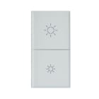 AVE - AVE446TGD-W DUE MEZZI TASTI DIMM. IOT WHITEK 1M