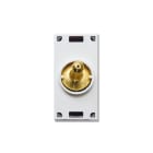 AVE AVE444005OT PULSANTE LEVETT.OTTONE 1P NA 10A 1M