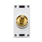 AVE AVE444010OT/20A INTERRUTTORE LEV. OTTONE 2P 20AX 1M