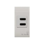 AVE AVE441082USBCC ALIMENTATORE DOPPIA USB C DOMUS 1M