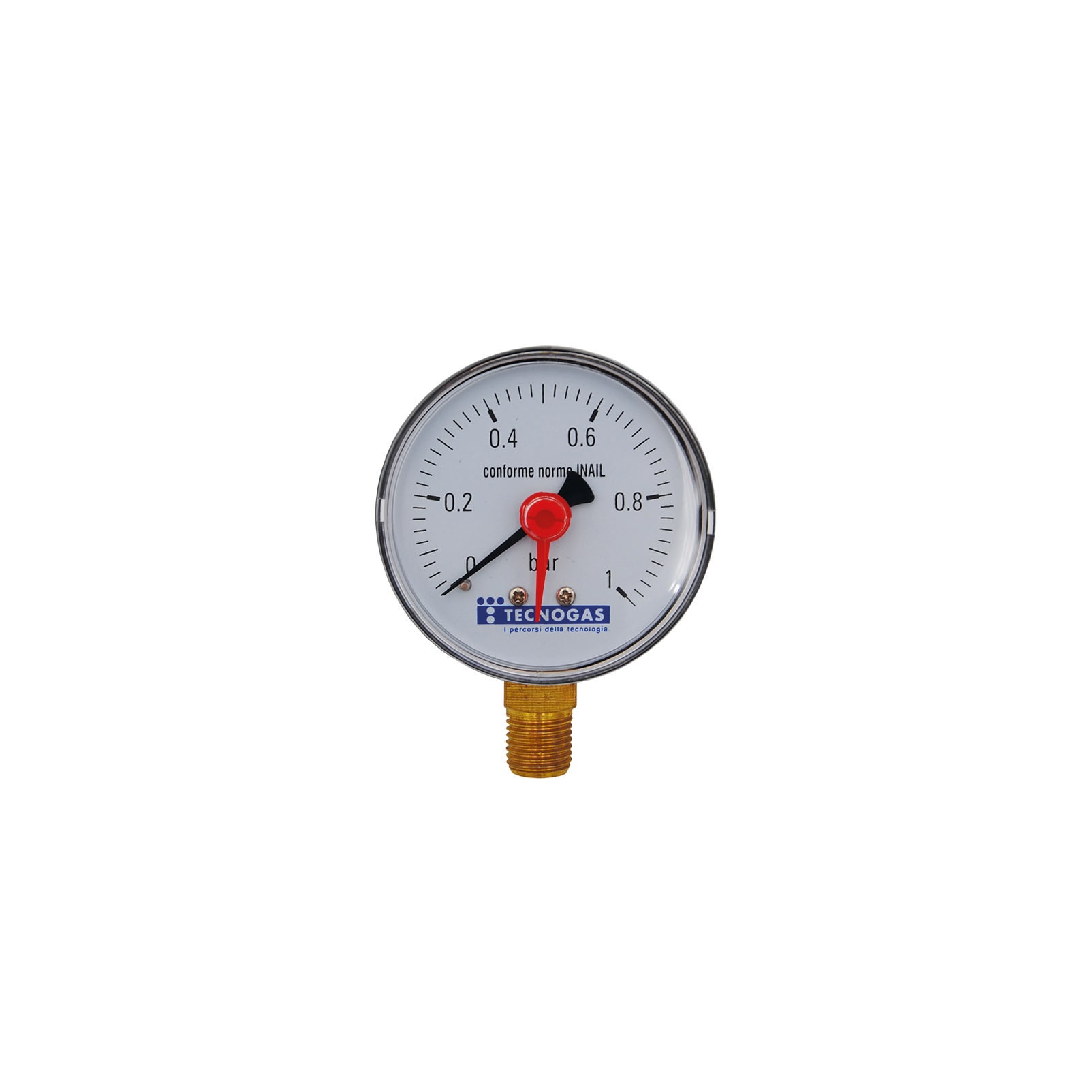 TECNOGAS SRL TGS00000R01591 MANOMETRO POST. 6BAR D.63 MM D 1/4 CO
