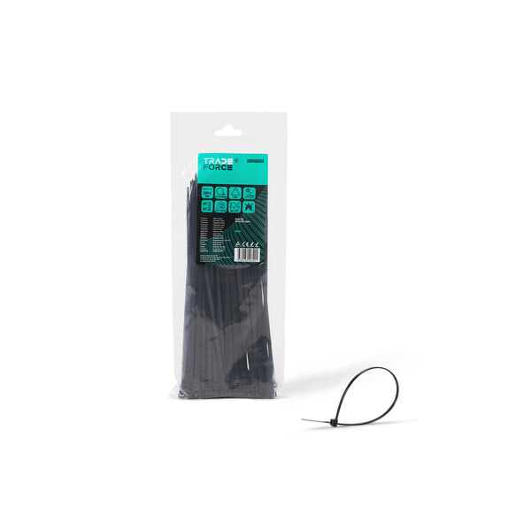 TRADEFORCE TDM0000460066 FASCETTA UV NERA IN-OUT 250X4.8MM 100PZ