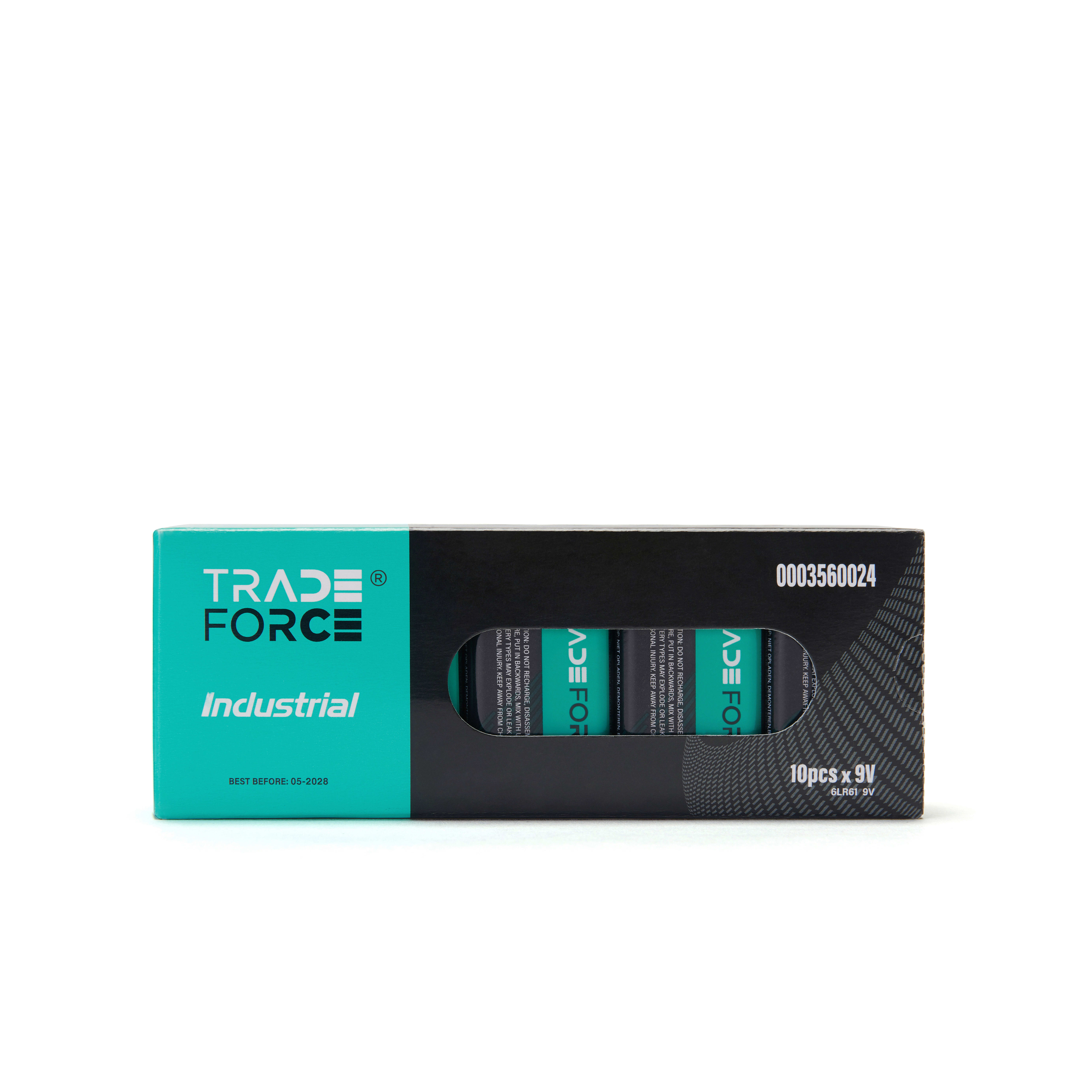 TRADEFORCE TDM0003560024 BATTERIA ALCALINA 9V - CF 10PZ