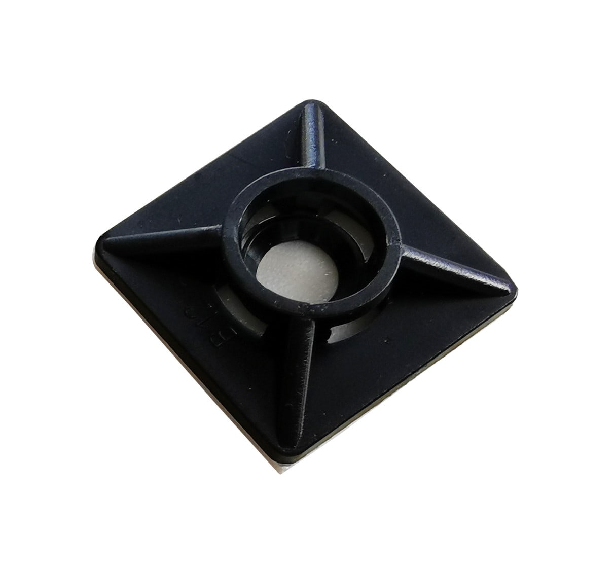 TRADEFORCE - TDM0004490002 BASETTA ADESIVA NERA 20X20MM - 100PZ