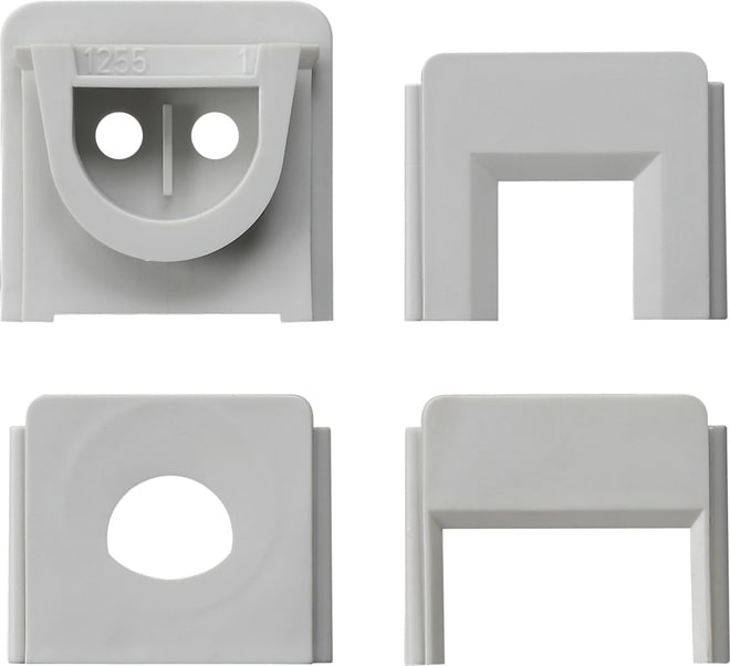 GIRA - GIR000730 Set Adapter Ltg.einf. WG AP Grau