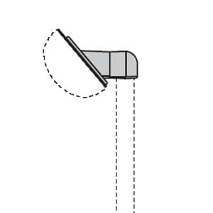PERFORMANCE IN LIGHT - PRI000802 Mensola per palo ø 60 inc. 40°