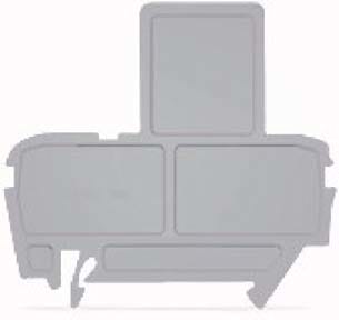 WAGO ITALIA SRL WAG2002-991 PIASTRA TERMINALE PER MORSETTI FUSIBILAT
