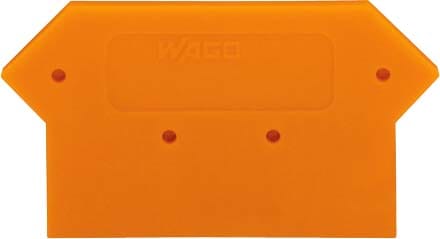 WAGO ITALIA SRL - WAG283-316 PIASTRA TERMINALE E INTERMEDIA SPESSA 4