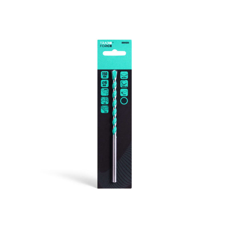 TRADEFORCE TDM0009450101 PUNTA MULTI MATERIALE - 6X150MM - CYL
