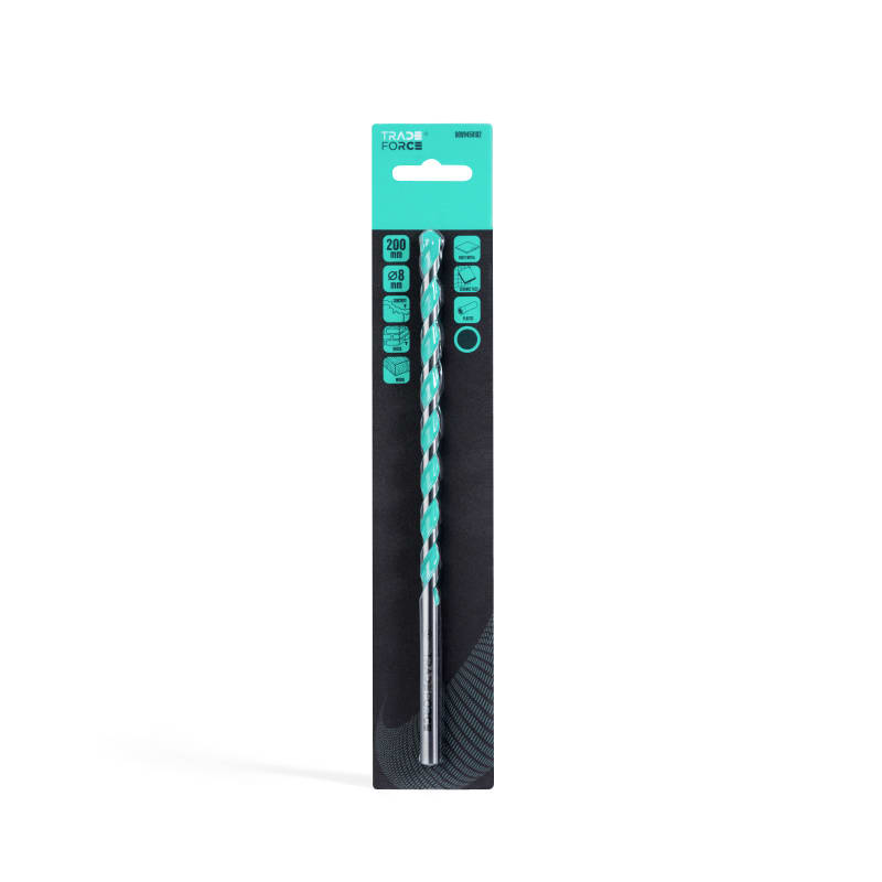 TRADEFORCE TDM0009450102 PUNTA MULTI MATERIALE - 8X200MM - CYL
