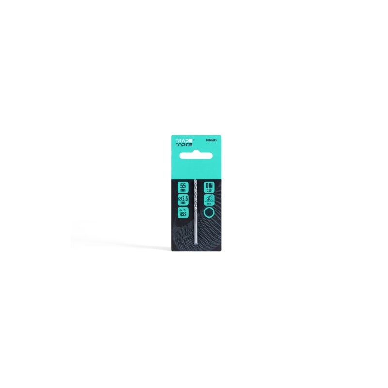 TRADEFORCE - TDM0009450115 PUNTA CIL. HSS X METALLO - D. 2,5 MM
