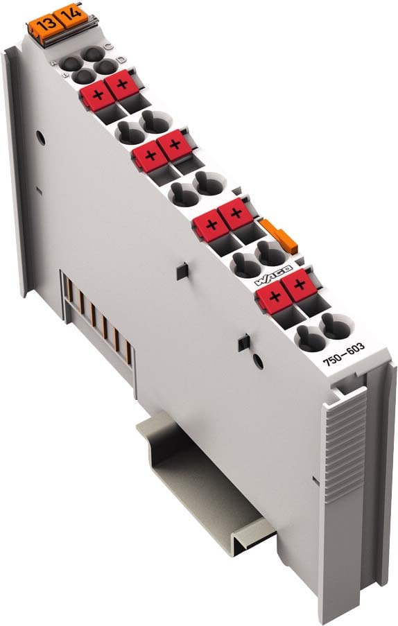 WAGO ITALIA SRL WAG750-603 DISTRIBUZIONE DEL POTENZIALE 8*24V, GRIG