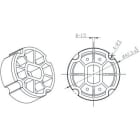 CAME SPA - CMC001YK4112 ADATTATORE PER TUBO ZF 45