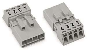 WAGO ITALIA SRL WAG890-254 SPINA 4 POLI, GRIGIA