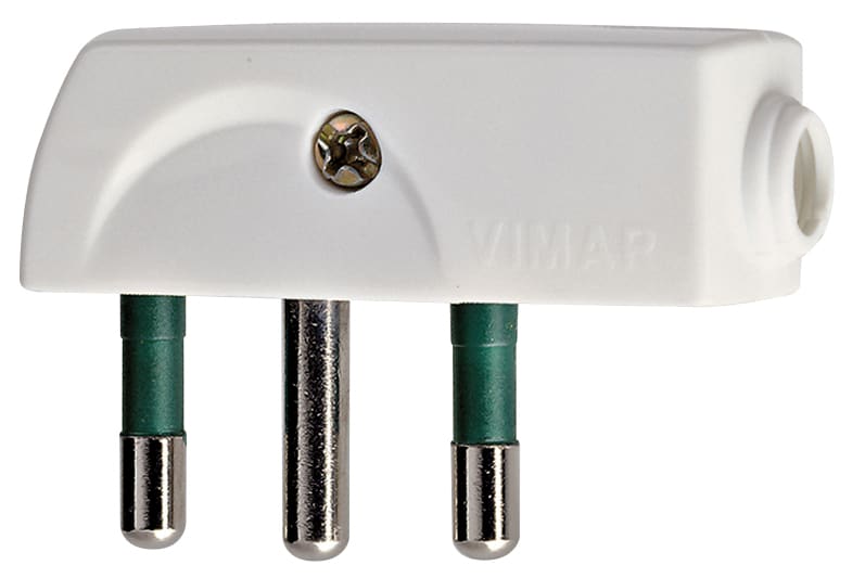 VIMAR SPA - VIW00207.B SPINA 2P+T 16A SPA17 90° BIANCO