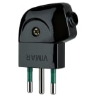 VIMAR SPA - VIW00211 SPINA 2P+T 10A S11 90° NERO
