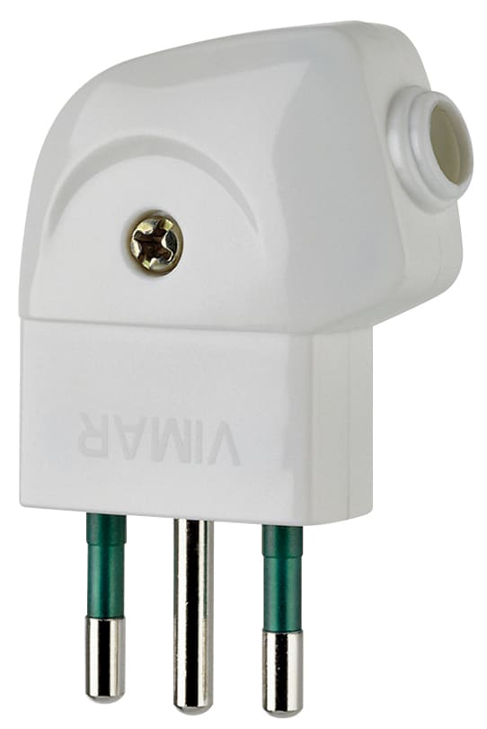 VIMAR SPA - VIW00211.B SPINA 2P+T 10A S11 90° BIANCO