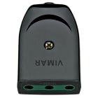 VIMAR SPA VIW00222 PRESA 2P+T 16A P17 ASSIALE NERO