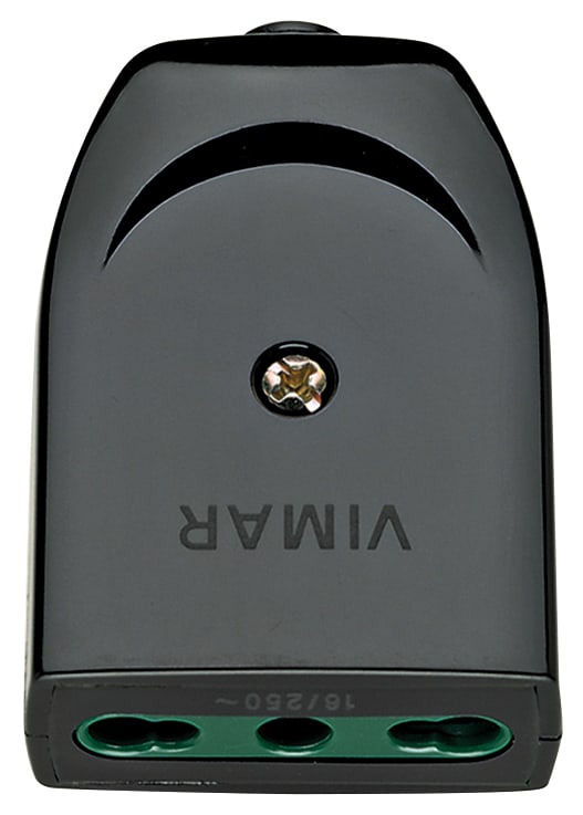 VIMAR SPA VIW00223 PRESA 2P+T 16A P17/11 ASSIALE NERO