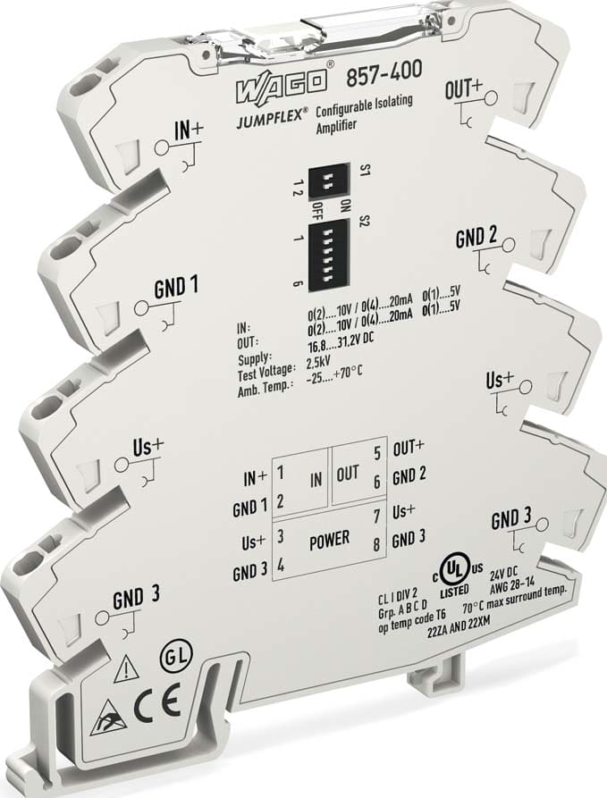 WAGO ITALIA SRL WAG857-400 UI ISO-AMP