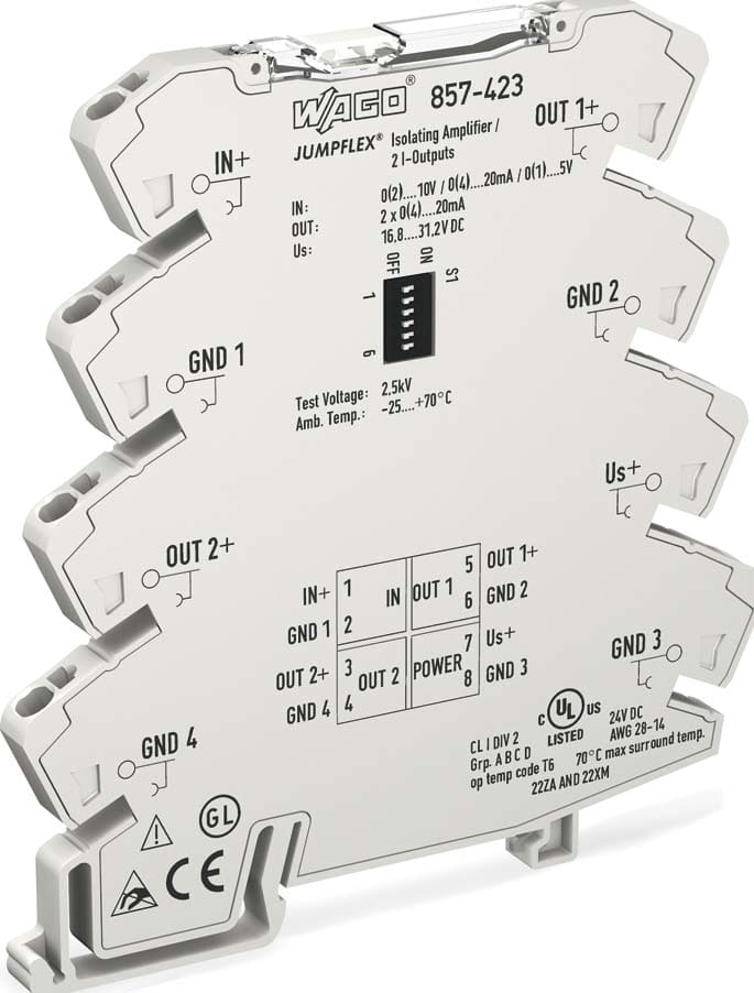 WAGO ITALIA SRL WAG857-423 ISO-AMP UI 2I
