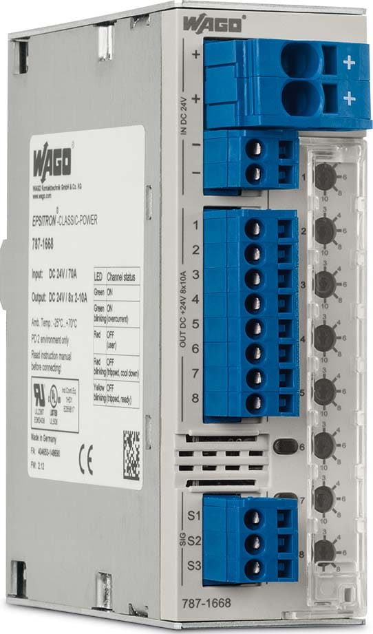 WAGO ITALIA SRL WAG787-1668 ECB 8CH 24VDC REG 2-10A POSS COMUN 10,00