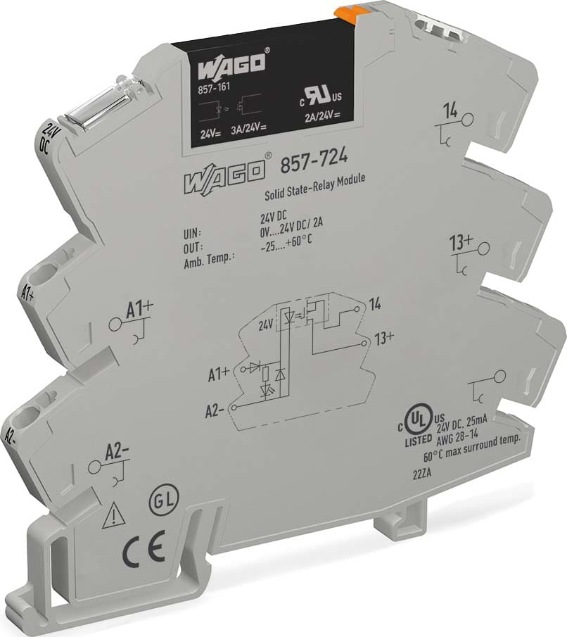 WAGO ITALIA SRL WAG857-724 SSR DC 24V, GRIGIO