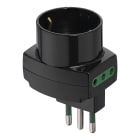 VIMAR SPA VIW00313 ADATTATORE SFALS.VERT.S11+2P11+P30 NERO