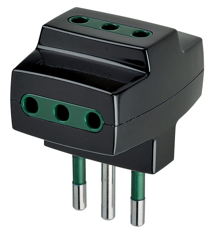 VIMAR SPA VIW00320 ADATTATORE MULT. S11+3P11 NERO