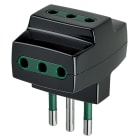 VIMAR SPA VIW00320 ADATTATORE MULT. S11+3P11 NERO