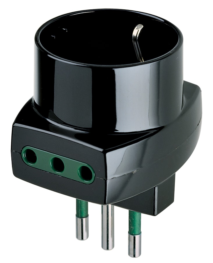 VIMAR SPA - VIW00322 Adattatore mult. S11+2P11+P30 nero