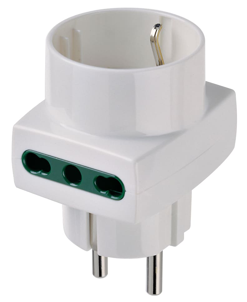 VIMAR SPA - VIW00325.B ADATTATORE MULT. S31+2P17/11+P30 BIANCO
