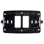 MASTER SRL - MST00365 SUPPORTO PLASTICA 2 POSTI SCAT.TONDA