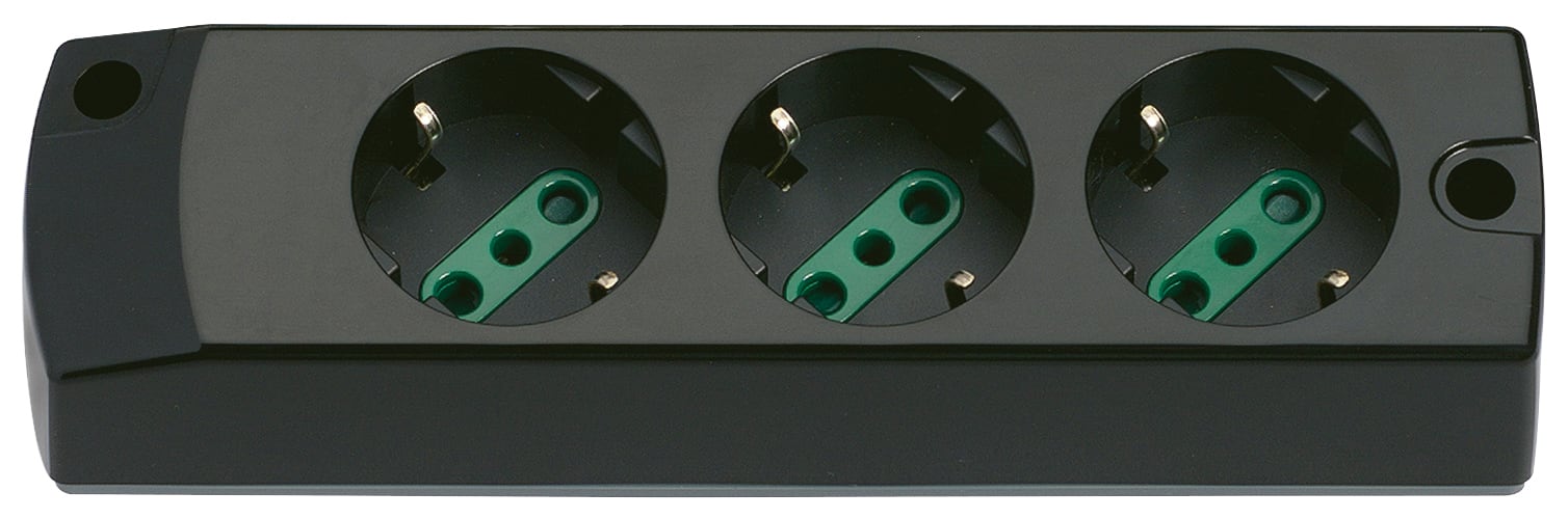 VIMAR SPA VIW00413.NC PRESA MULT. 3P30 NERO