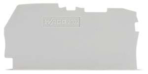 WAGO ITALIA SRL - WAG2102-1291 PIASTRA TERMINALE E INTERMEDIA SPESSA 0,