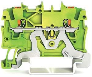WAGO ITALIA SRL WAG2200-1207 MORSETTO DI TERRA PER 2 CONDUTTORI CON P
