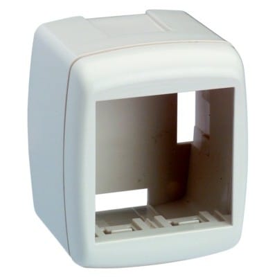 MASTER SRL MST00472-B MINICASSETTA ESTERNA 2 POSTI BIANCA
