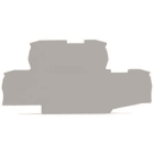 WAGO ITALIA SRL - WAG2002-2791 PIASTRA TERMINALE SPESSA 0,8 MM, GRIGIA