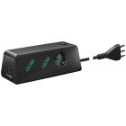 VIMAR SPA VIW00604.CC PRESA SCRIVANIA 1UNIV+2P17/11+3USB+S17 N