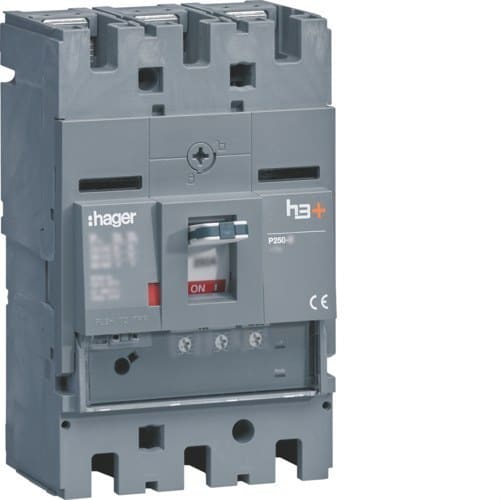 HAGER HAGHHT250GR INT AUT H3+ P250 LSNI 3P 250A 25KA