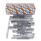 BM SPA - BMM009300083 Serie di 13 chiavi a tubo doppie poligonali serie pesante (art. 930)