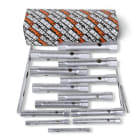 BM SPA - BMM009350183 Serie di 13 chiavi a tubo doppie esagonali serie leggera (art. 935)