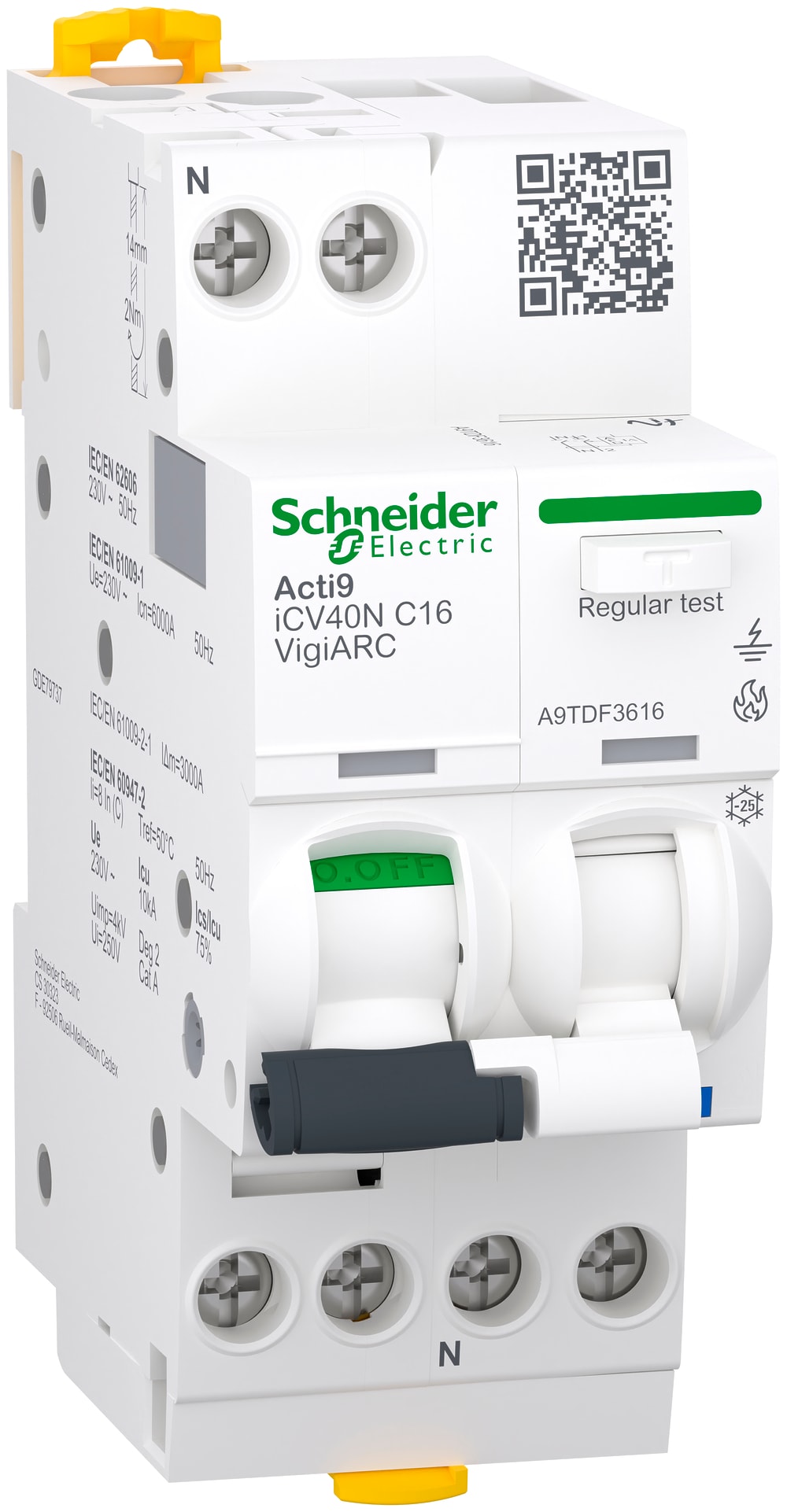 SCHNEIDER ELECTRIC SNRA9TDF3616 AFDD ICV40N 1PN 16A C 30MA A-SI