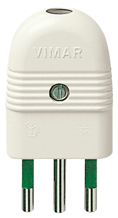 VIMAR SPA VIW01021.B SPINA 2P+T 10A ASSIALE BIANCO