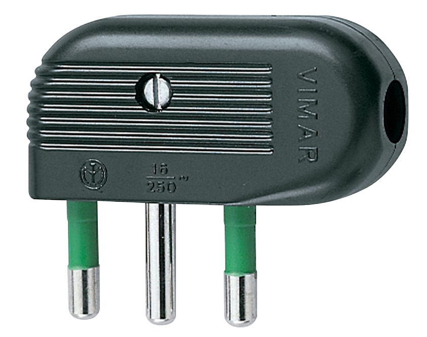 VIMAR SPA VIW01043 SPINA 2P+T 16A 90° NERO