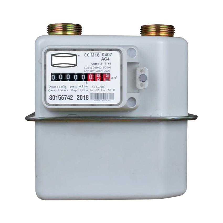 FERRARI - FER010940 CONTATORE G4 6 M3/H ACCIAIO